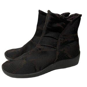 Arcopedico L19 Womens Ankle Boots Brown Snakeskin Print Sz 38 US 7-75